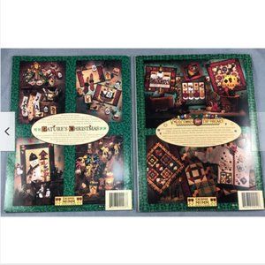 TWO Debbie Mumm Booklets: Wallhangings Country Quilts Placemats Christmas Decor